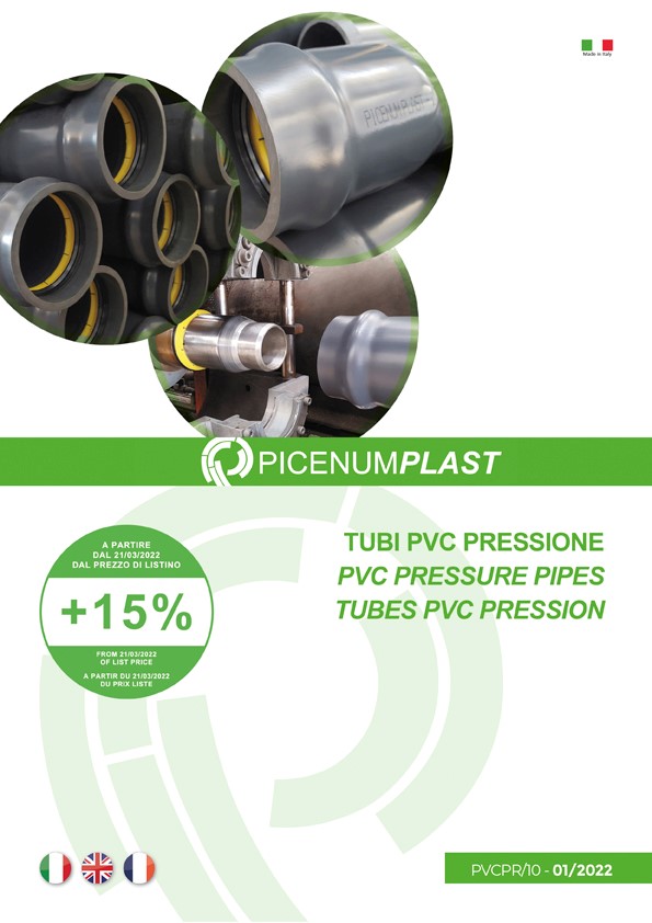 TUBI PVC PRESSIONE - 2022